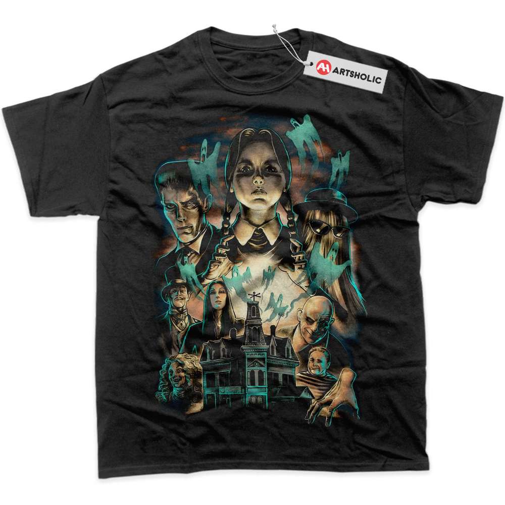 The Addams Family Shirt, Horror Shirt, Halloween Shirt, Graphic T-Shirt