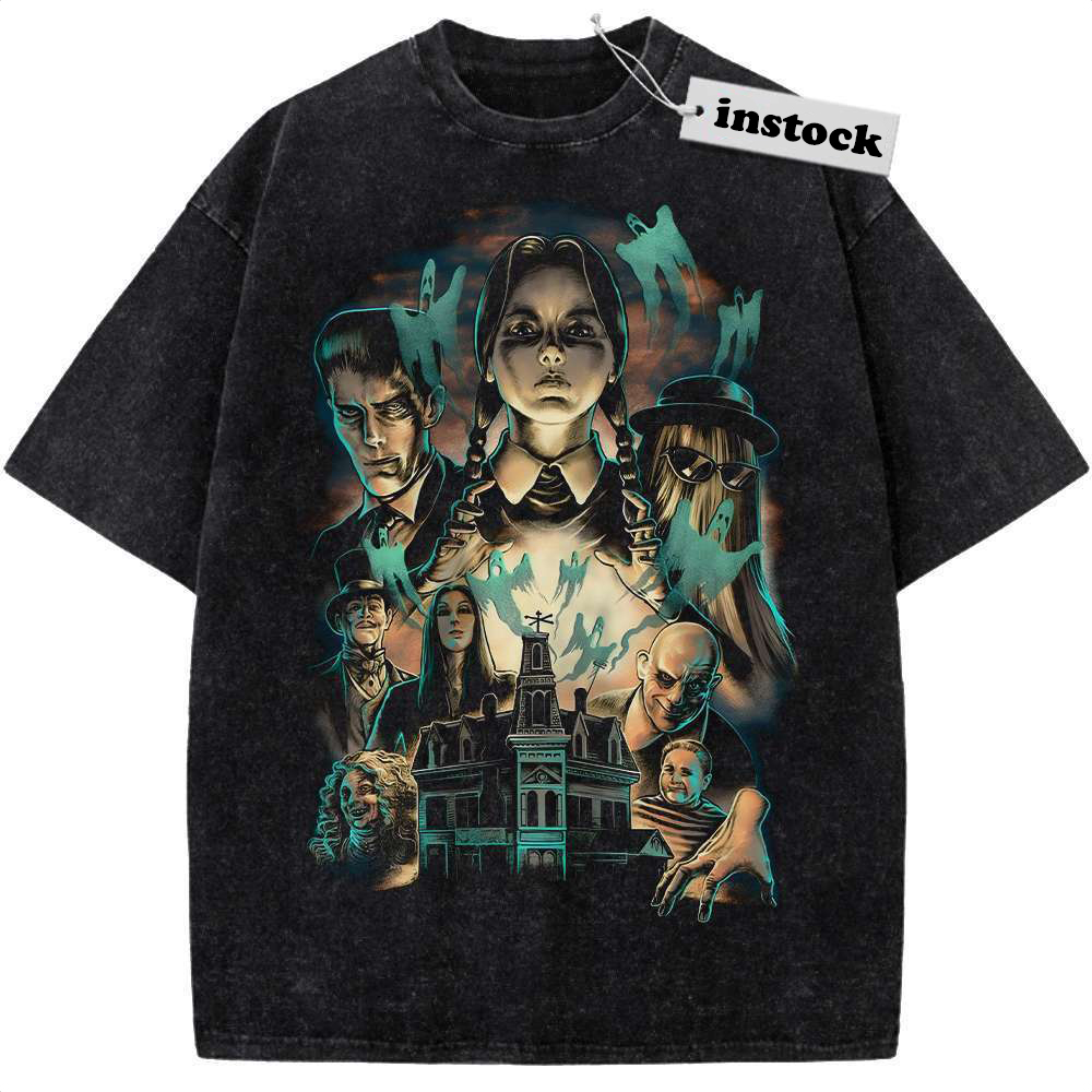 The Addams Family Shirt, Horror Shirt, Halloween Shirt, Vintage T-Shirt