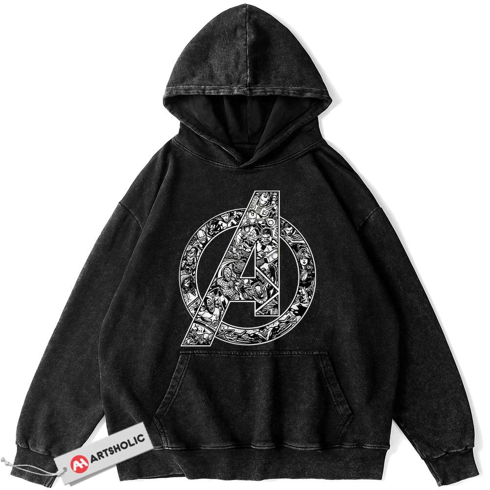 The Avengers Hoodie, Marvel Comics Hoodie, Vintage Hoodie