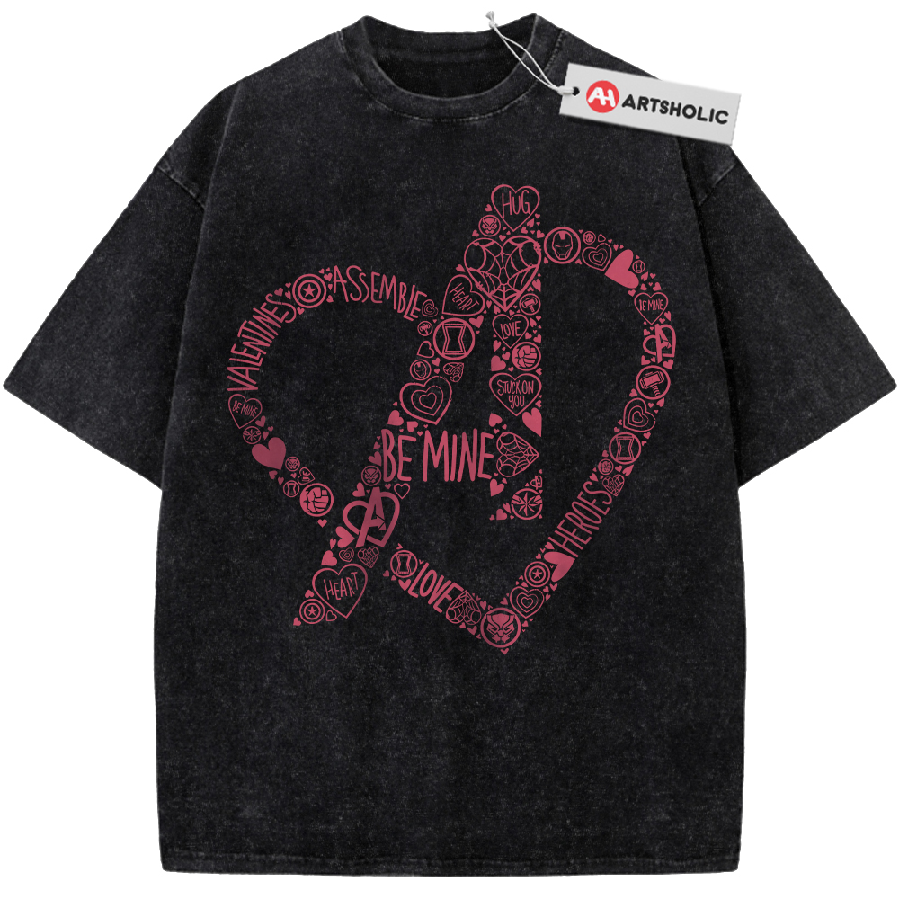 The Avengers Shirt, Marvel Comics Shirt, Valentine's Day Shirt, Vintage T-Shirt