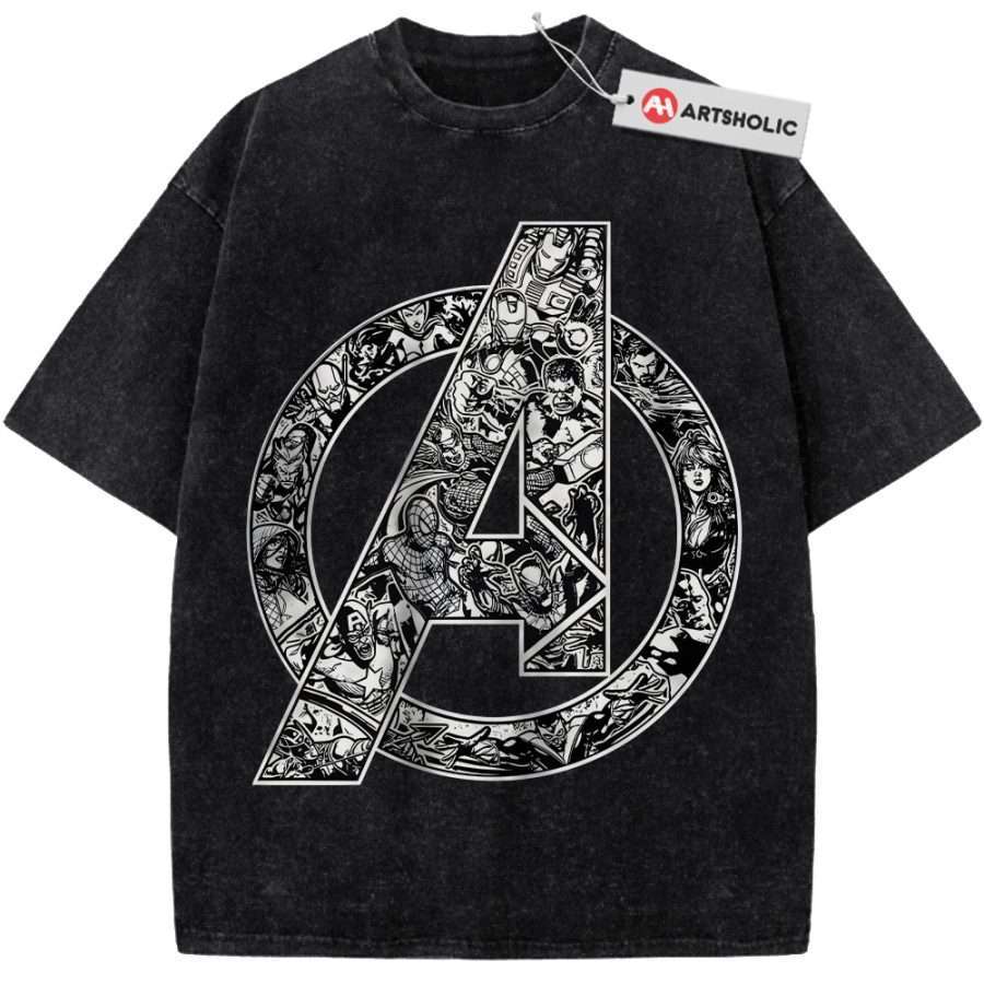 Alternative view of The Avengers Shirt, Marvel Comics Shirt, Vintage T-Shirt