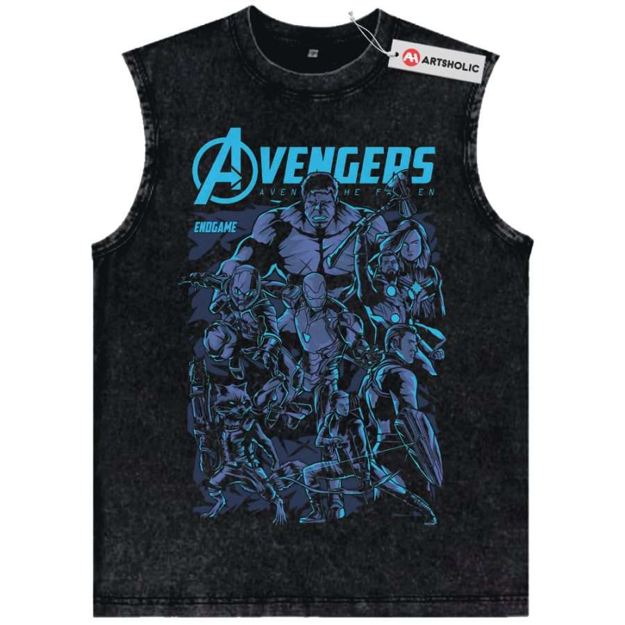 Alternative view of The Avengers Tank Top, Marvel Comics Tank Top, Vintage Tank Top