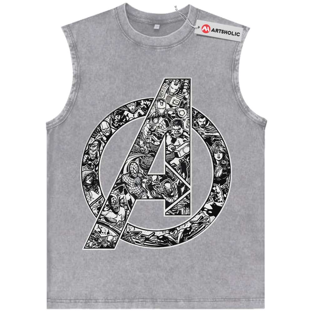 The Avengers Tank Top, Marvel Comics Tank Top, Vintage Tank Top