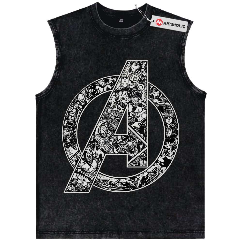 Alternative view of The Avengers Tank Top, Marvel Comics Tank Top, Vintage Tank Top