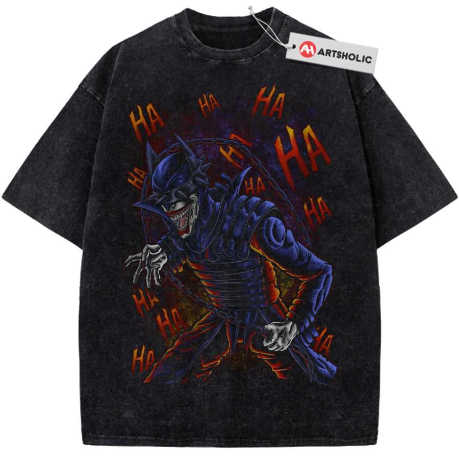 Alternative view of The Batman Who Laughs Shirt, Vintage Tee