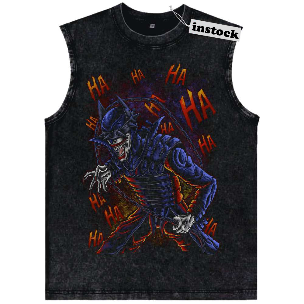 The Batman Who Laughs Tank Top, Comic Tank Top, Vintage Tank Top