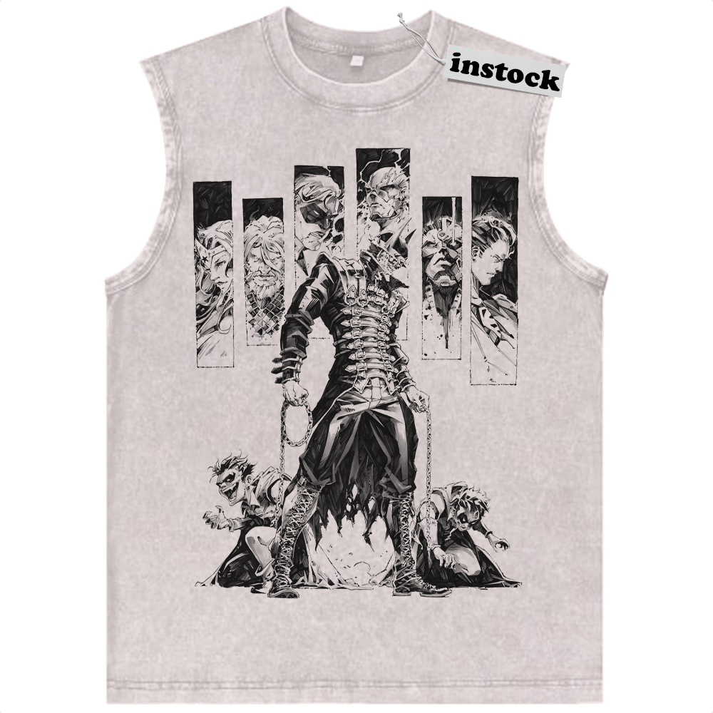 The Batman Who Laughs Tank Top, Vintage Tank Top