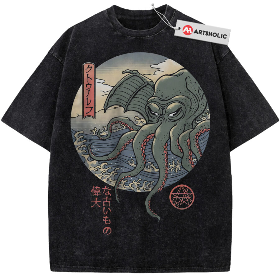 Alternative view of The Call of Cthulhu Shirt, Game Shirt, Vintage Tee