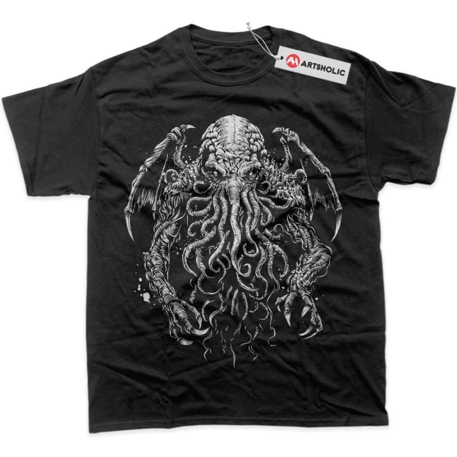Alternative view of The Call of Cthulhu Shirt, Movie Shirt, Graphic T-Shirt