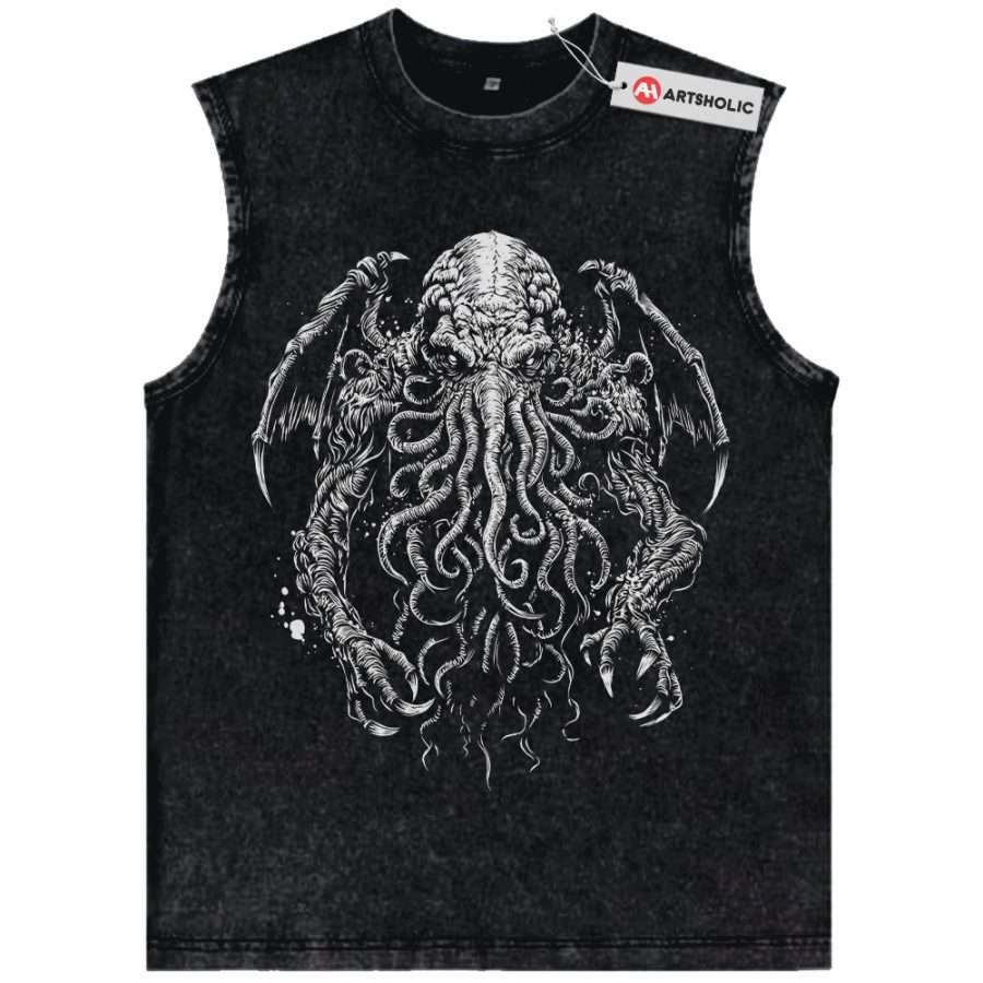 Alternative view of The Call of Cthulhu Tank Top, Movie Tank Top, Vintage Tank Top