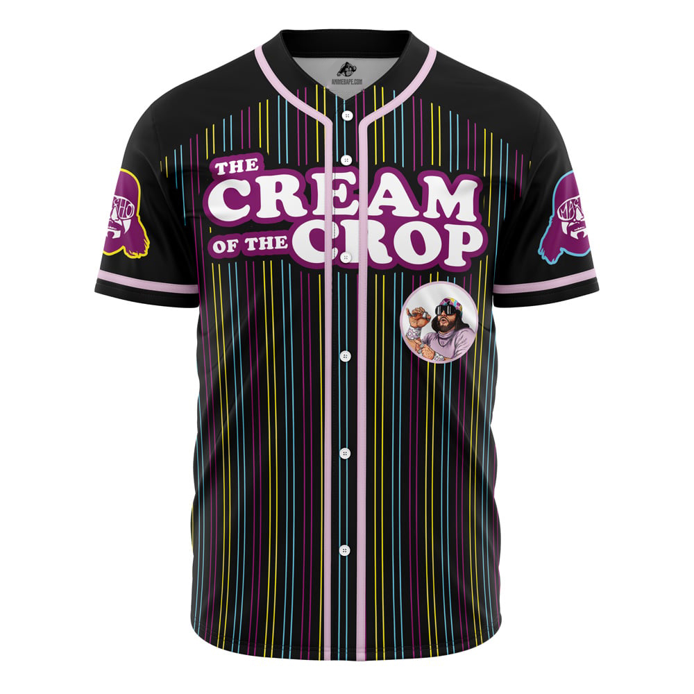 The Cream of the Crop Randy Savage Pop Culture Custom Baseball Jersey - Otaku Hall