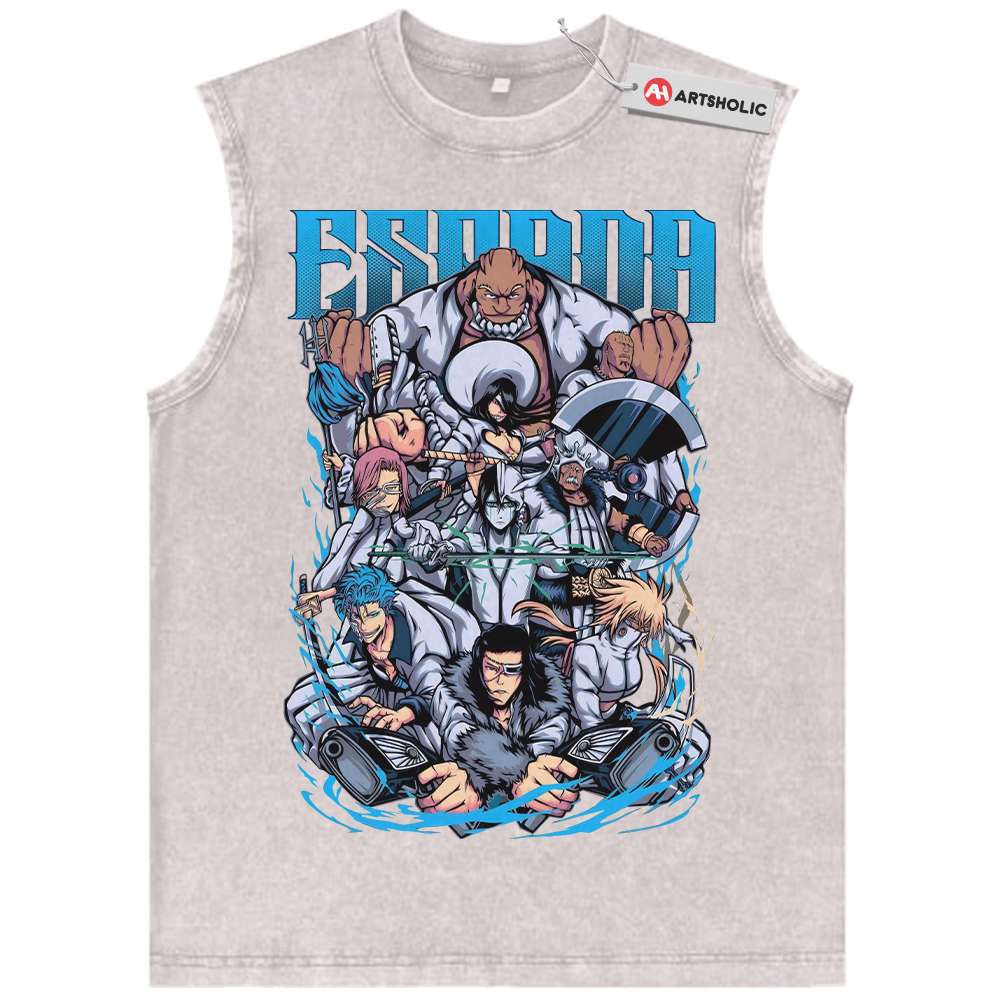 Alternative view of The Espada Tank Top, Bleach Tank Top, Anime Tank Top, Vintage Tank Top