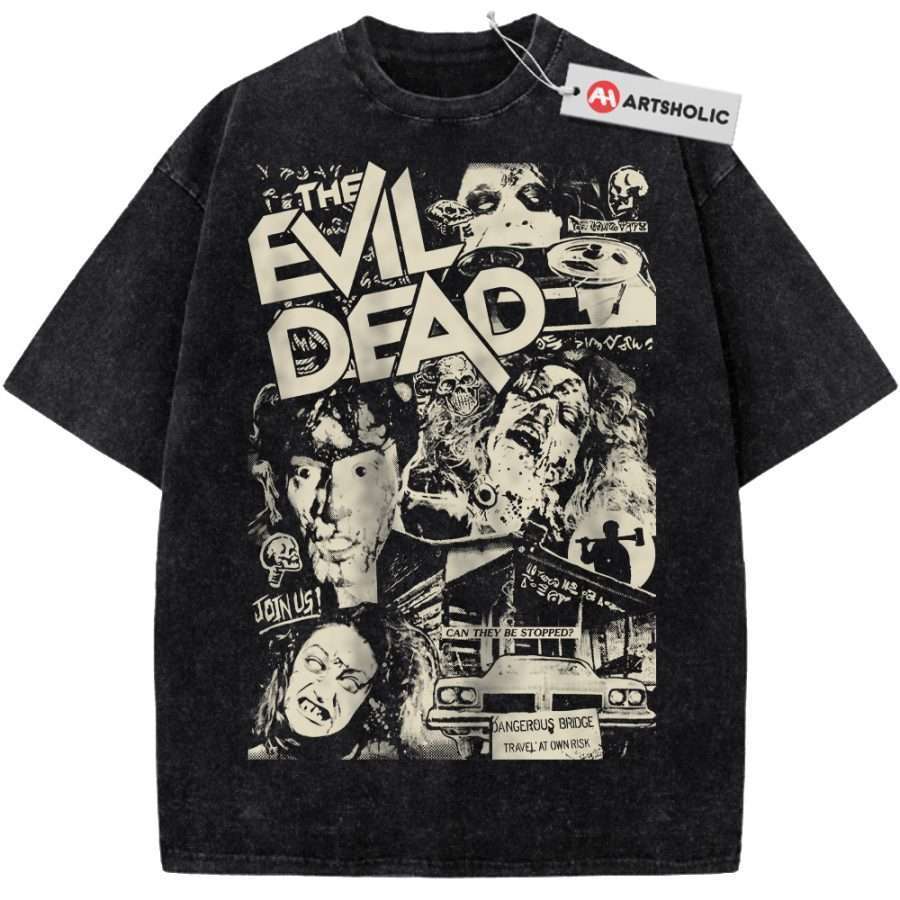 Alternative view of The Evil Dead Shirt, Halloween Shirt, Horror Movie Shirt, Vintage T-Shirt