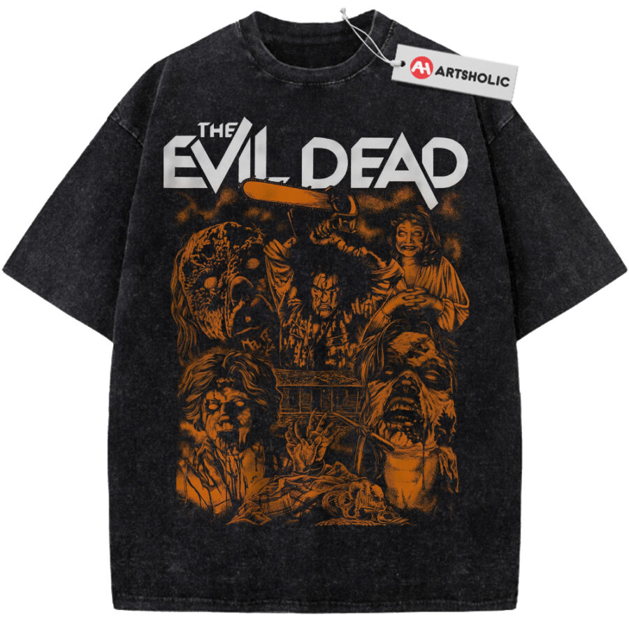 Alternative view of The Evil Dead Shirt, Horror Movie Shirt, Halloween Shirt, Vintage Tee