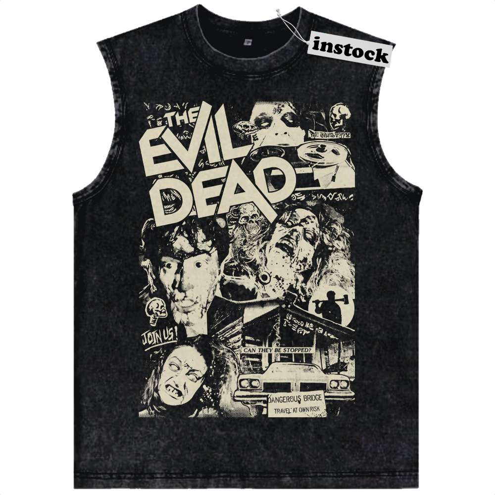 The Evil Dead Tank Top, Halloween Tank Top, Horror Movie Tank Top, Vintage Tank Top