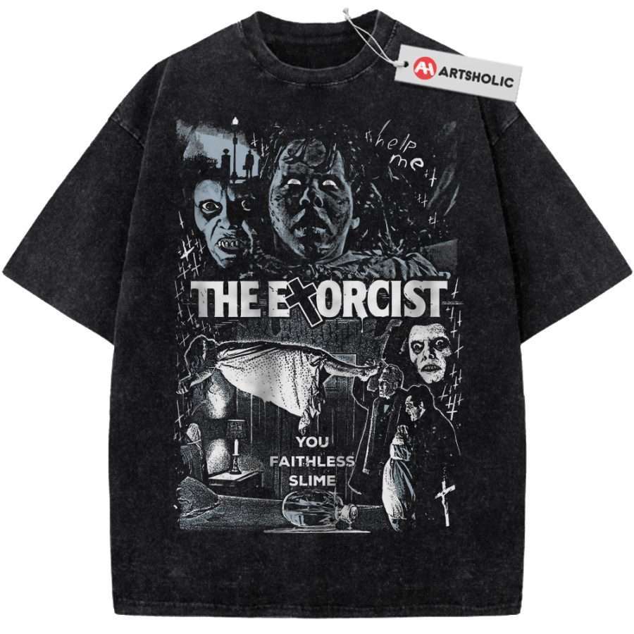 Alternative view of The Exorcist Shirt, Halloween Shirt, Horror Shirt, Vintage T-Shirt