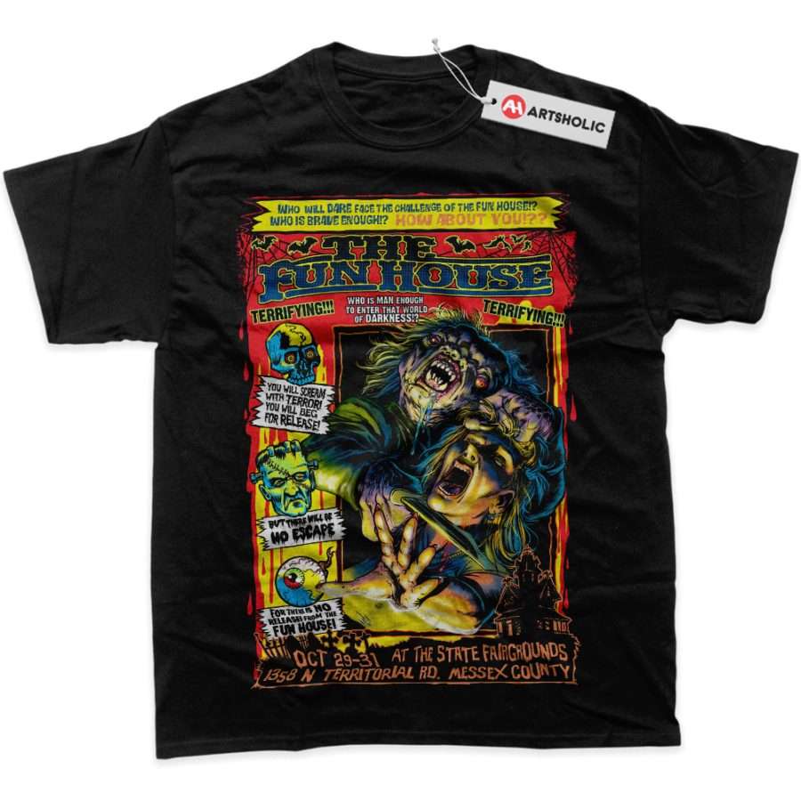 Alternative view of The Funhouse Shirt, Halloween Shirt, Horror Shirt, Graphic Tee