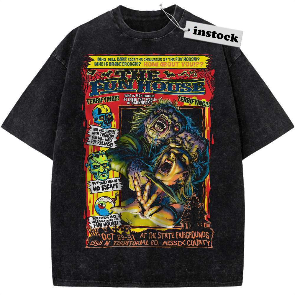 The Funhouse Shirt, Halloween Shirt, Horror Shirt, Vintage Tee