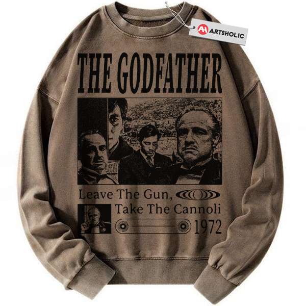 Alternative view of The Godfather Sweatshirt, Movie Sweatshirt, Vintage Sweater