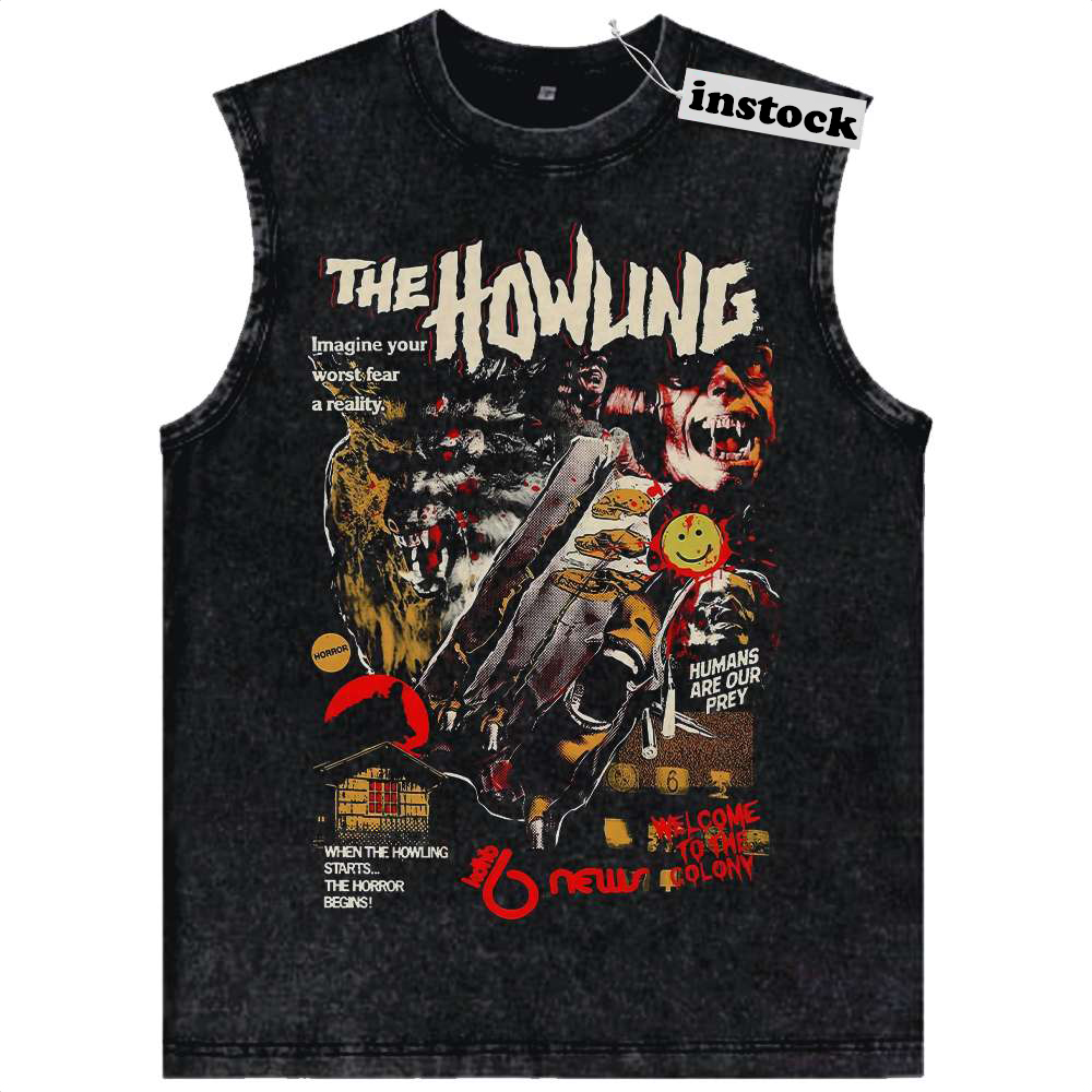 The Howling Tank Top, Halloween Tank Top, Horror Movie Tank Top, Vintage Tank Top