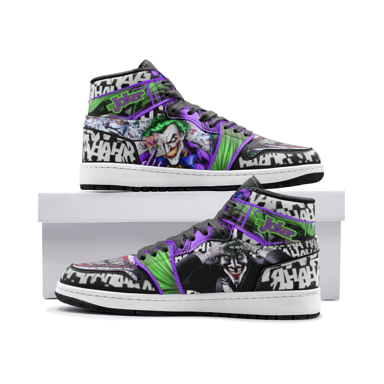 The Joker Custom Sneaker Mid 1 Basketball Shoes - Otaku Hall