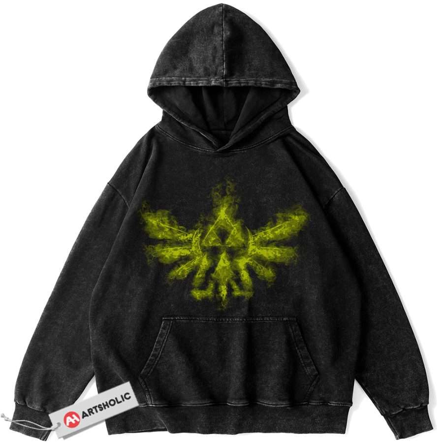 Alternative view of The Legend of Zelda Hoodie, Game Hoodie, Vintage Hoodie