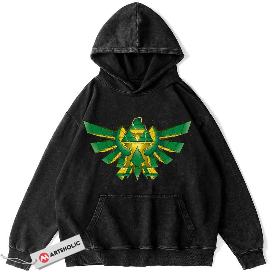 Alternative view of The Legend of Zelda Hoodie, Game Hoodie, Vintage Hoodie