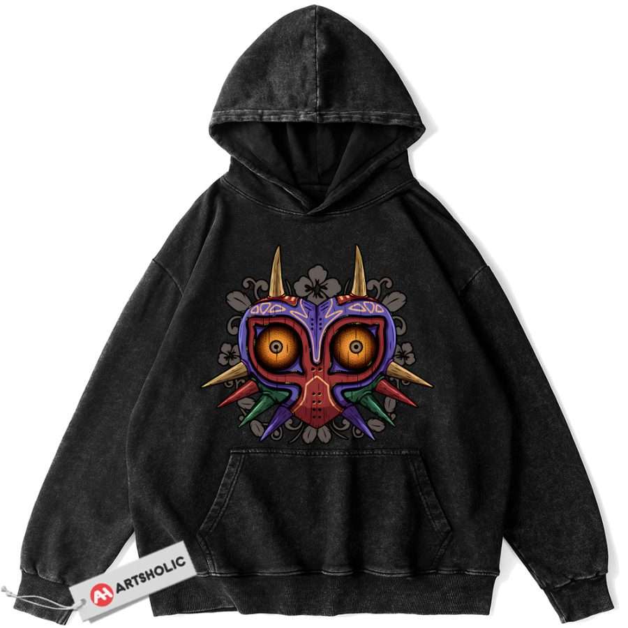 Alternative view of The Legend of Zelda: Majora's Mask Hoodie, Game Hoodie, Vintage Hoodie