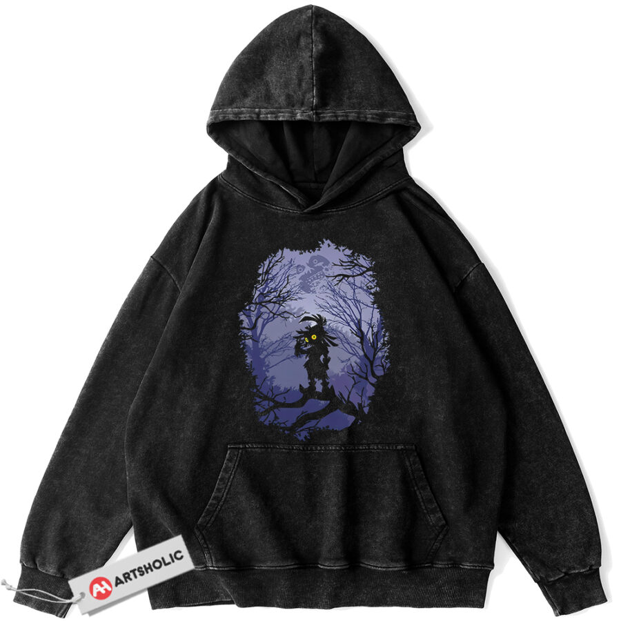 Alternative view of The Legend of Zelda: Majora's Mask Hoodie, Game Hoodie, Vintage Hoodie