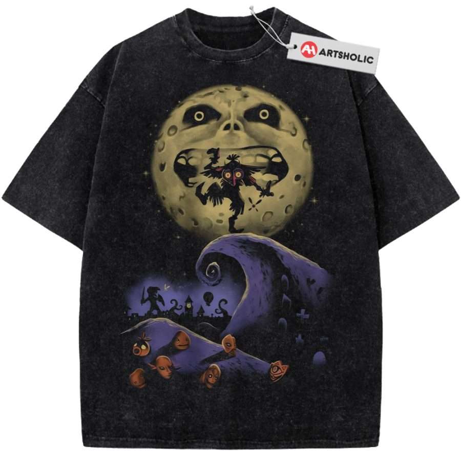 Alternative view of The Legend of Zelda: Majora's Mask Shirt, Game Shirt, Vintage Tee