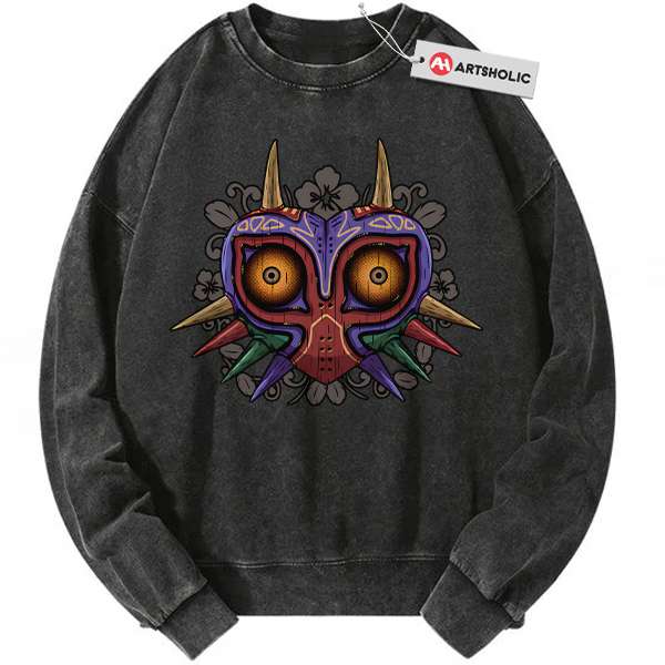 The Legend of Zelda: Majora's Mask Sweatshirt, Game Sweatshirt, Vintage Sweater