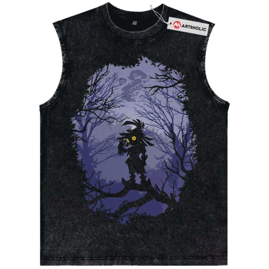 Alternative view of The Legend of Zelda: Majora's Mask Tank Top, Game Tank Top, Vintage Tank Top