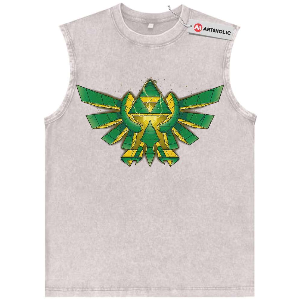Alternative view of The Legend of Zelda Tank Top, Game Tank Top, Vintage Tank Top