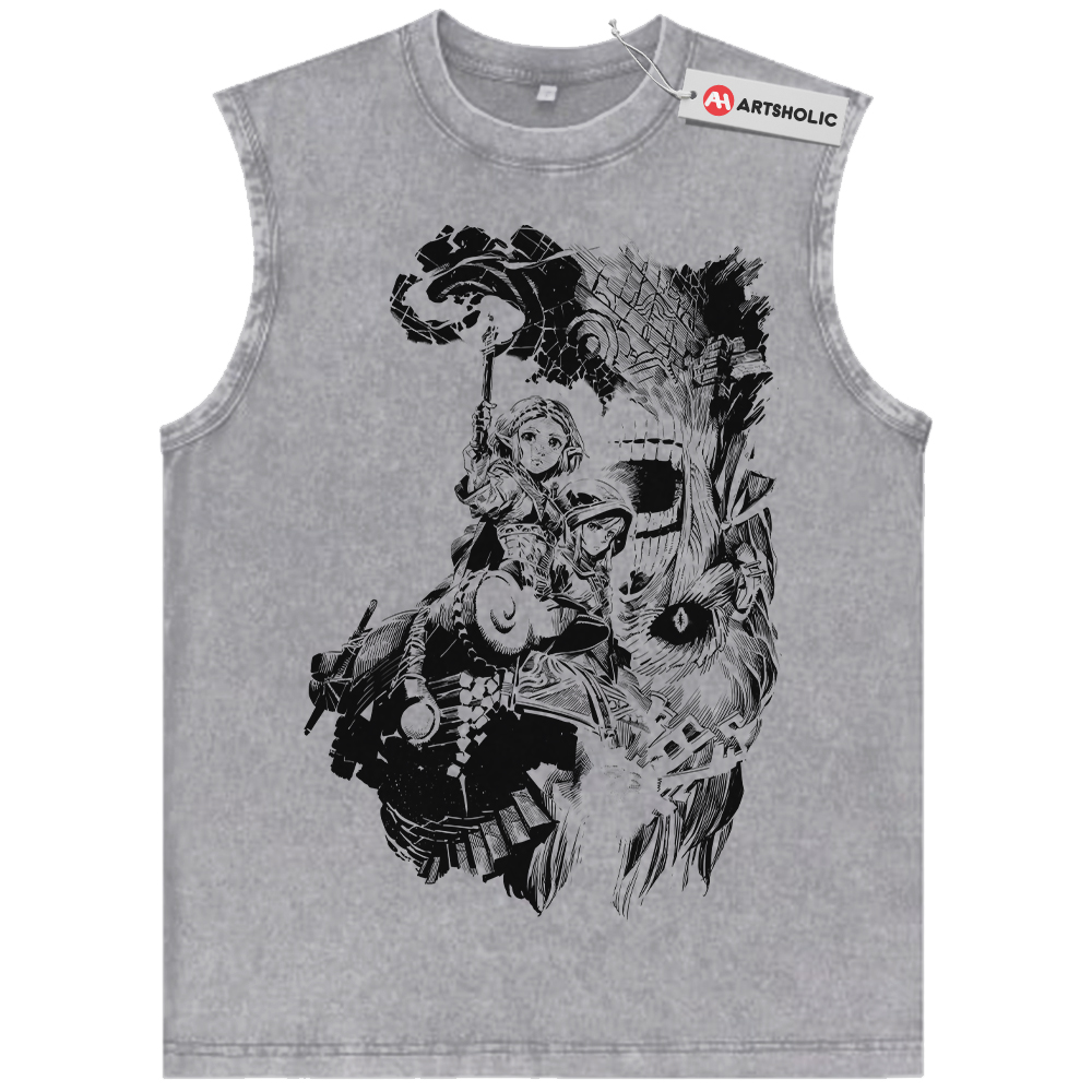 Alternative view of The Legend of Zelda: Tears of the Kingdom Tank Top, Game Tank Top, Vintage Tank Top