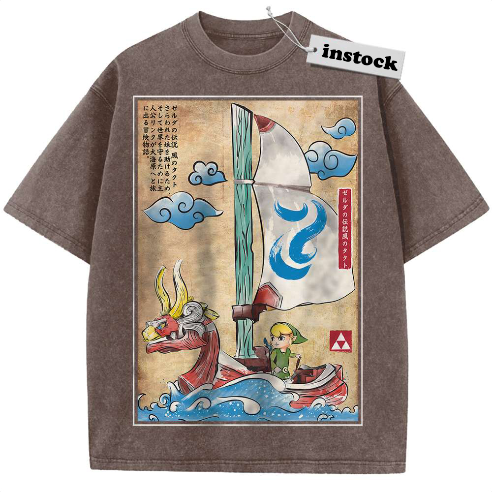 The Legend of Zelda: The Wind Waker Shirt, Game Shirt, Vintage T-Shirt
