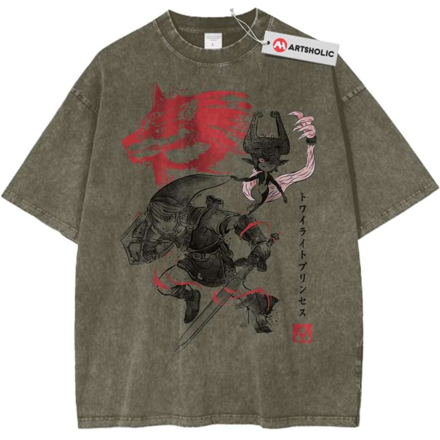 Alternative view of The Legend of Zelda: Twilight Princess Shirt, Game Shirt, Vintage T-Shirt
