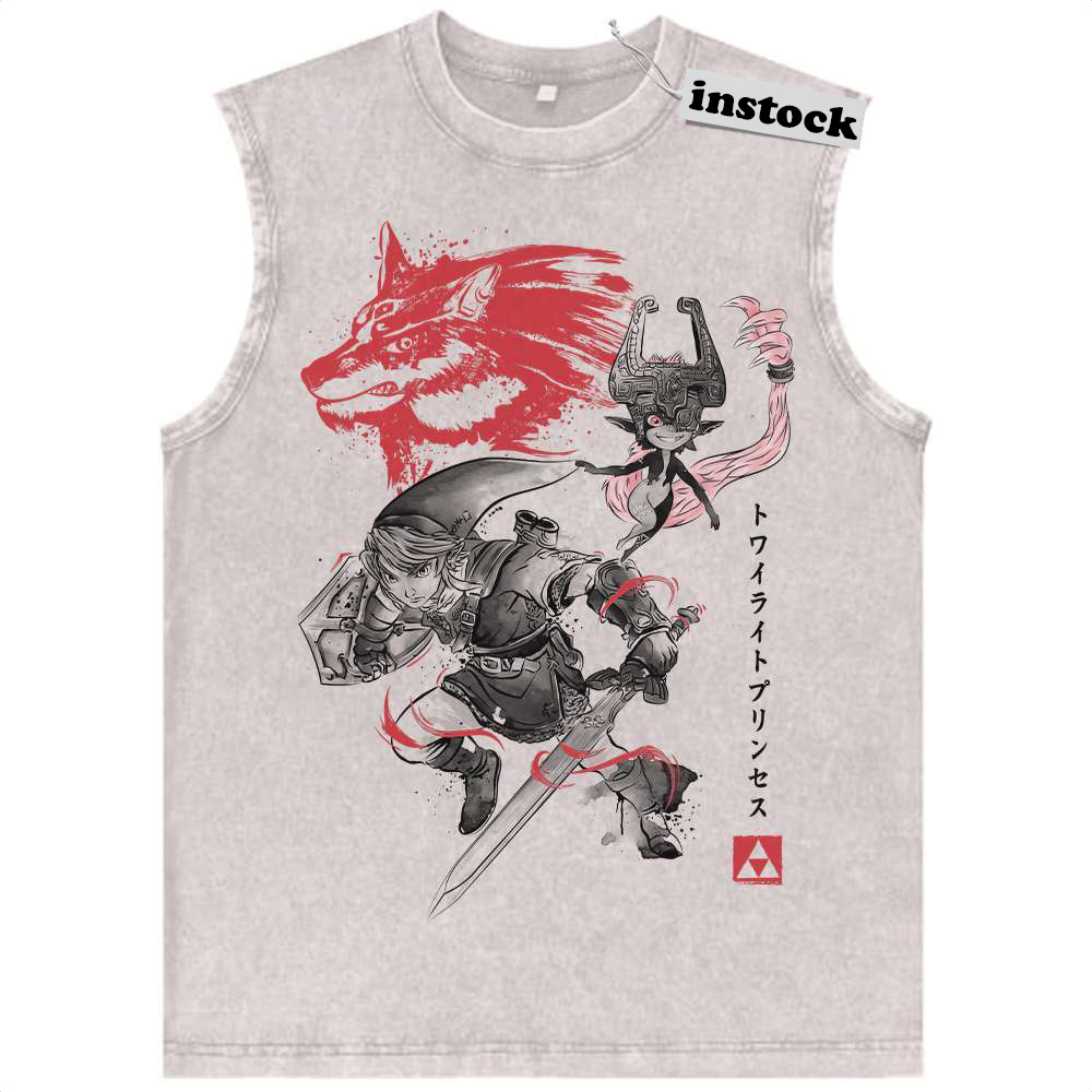 The Legend of Zelda: Twilight Princess Tank Top, Game Tank Top, Vintage Tank Top
