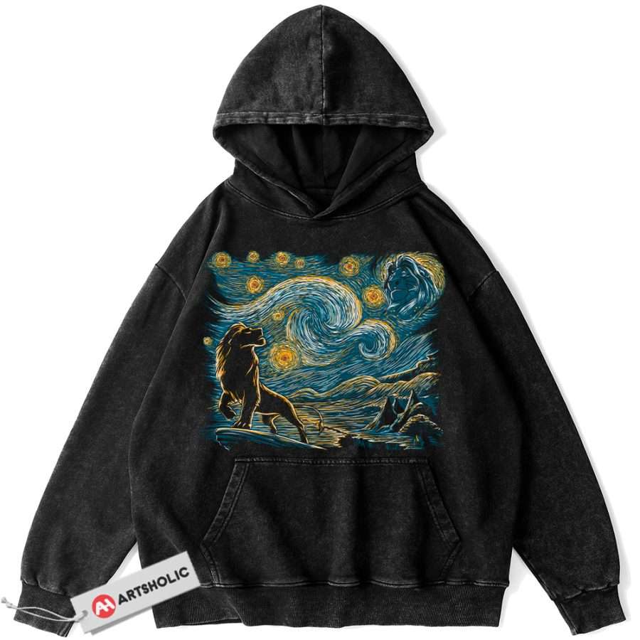 Alternative view of The Lion King Hoodie, Animated Hoodie, Vintage Hoodie