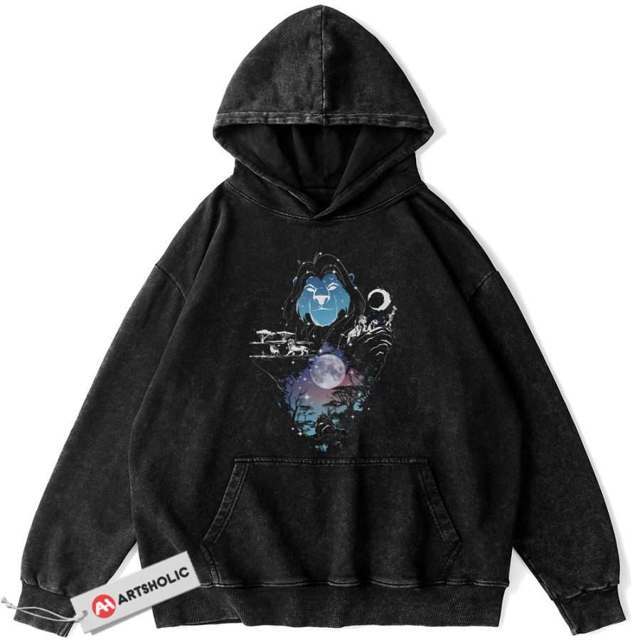 Alternative view of The Lion King Hoodie, Animated Hoodie, Vintage Hoodie