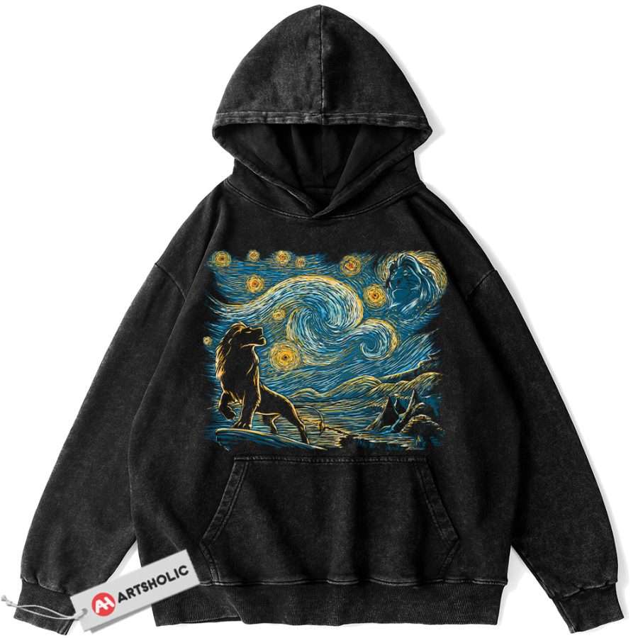 Alternative view of The Lion King Hoodie, Disney Hoodie, Animated Hoodie, Vintage Hoodie
