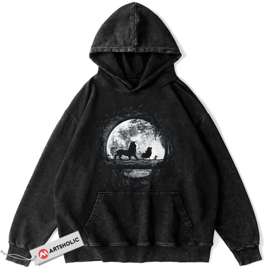 Alternative view of The Lion King Hoodie, Disney Hoodie, Animated Hoodie, Vintage Hoodie