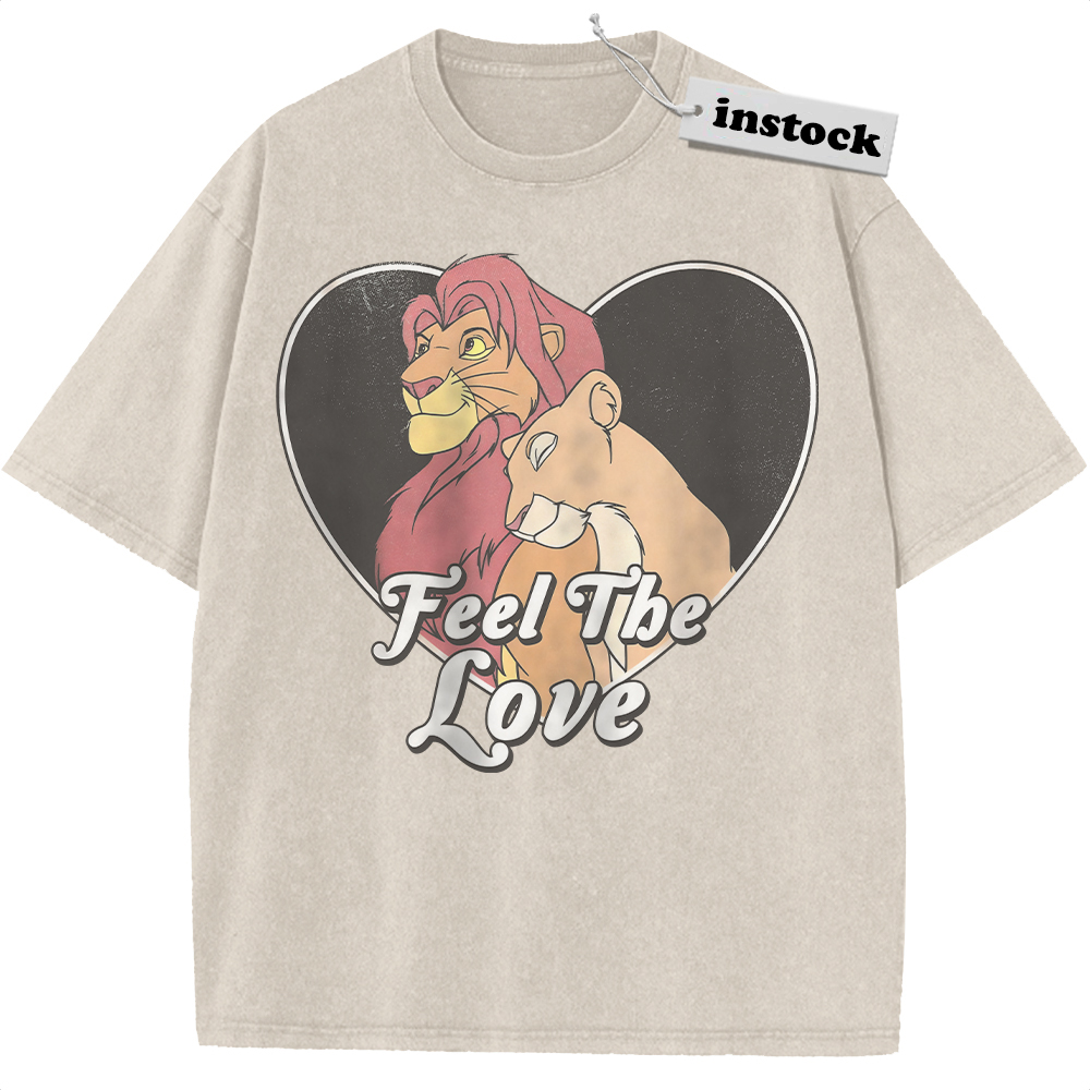 The Lion King Shirt, Valentine's Day Shirt, Animated Shirt, Vintage T-Shirt
