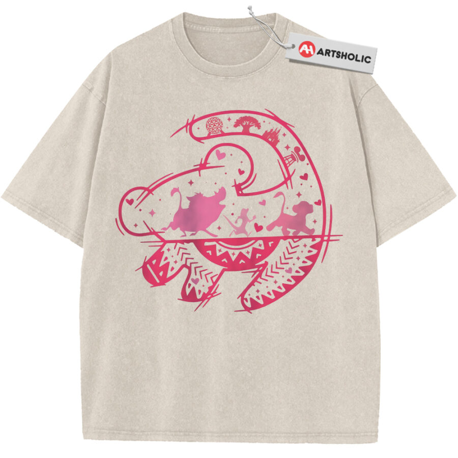 Alternative view of The Lion King Shirt, Valentine's Day Shirt, Animated Shirt, Vintage T-Shirt
