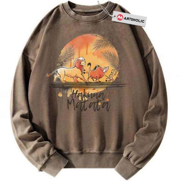 Alternative view of The Lion King Sweatshirt, Animated Sweatshirt, Vintage Sweater