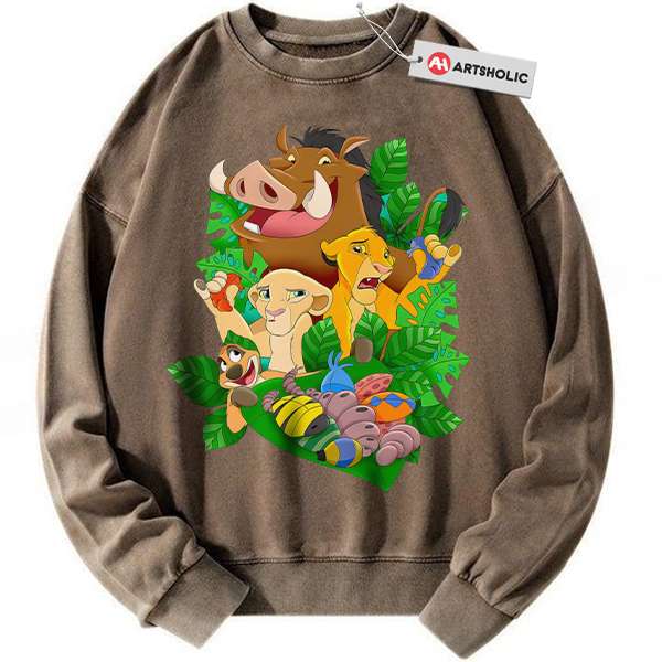 Alternative view of The Lion King Sweatshirt, Animated Sweatshirt, Vintage Sweatshirt
