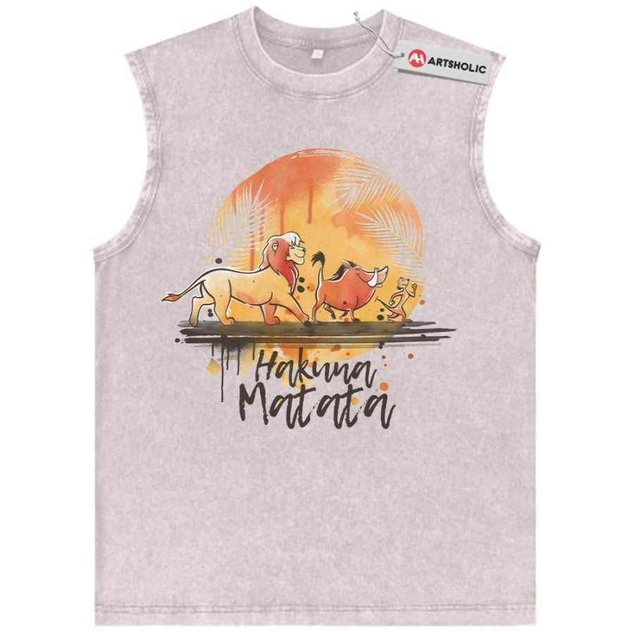 Alternative view of The Lion King Tank Top, Animated Tank Top, Vintage Tank Top