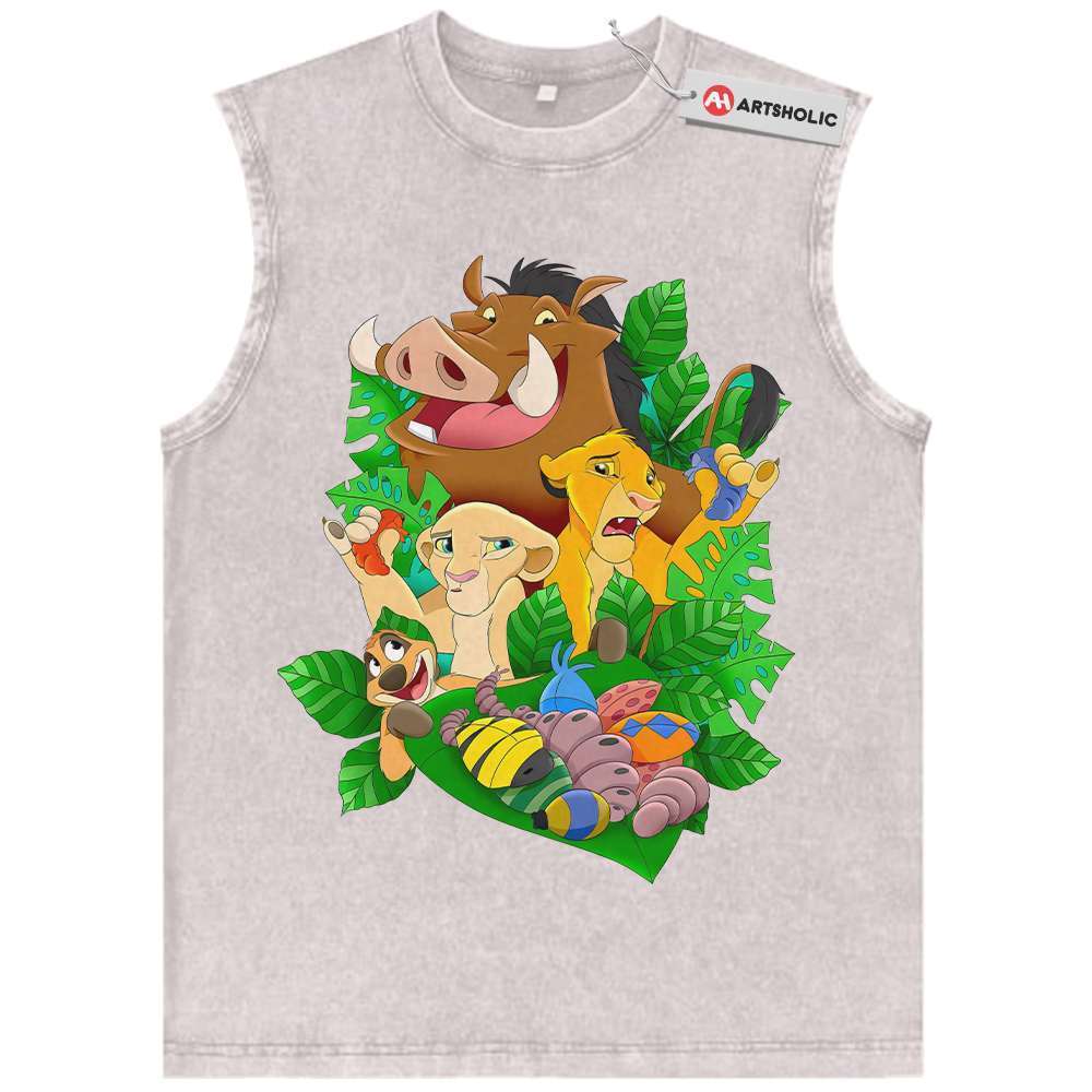 Alternative view of The Lion King Tank Top, Animated Tank Top, Vintage Tank Top