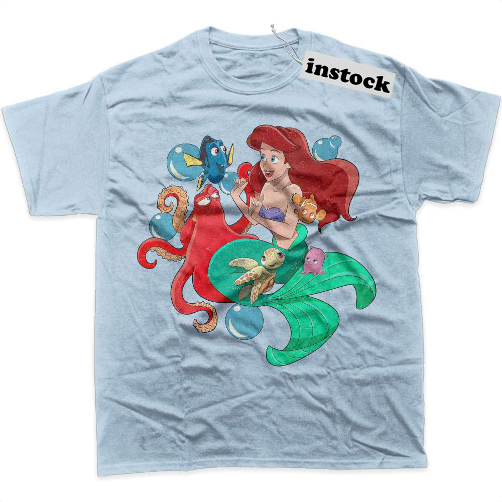 The Little Mermaid Shirt, Animated Shirt, Graphic T-Shirt