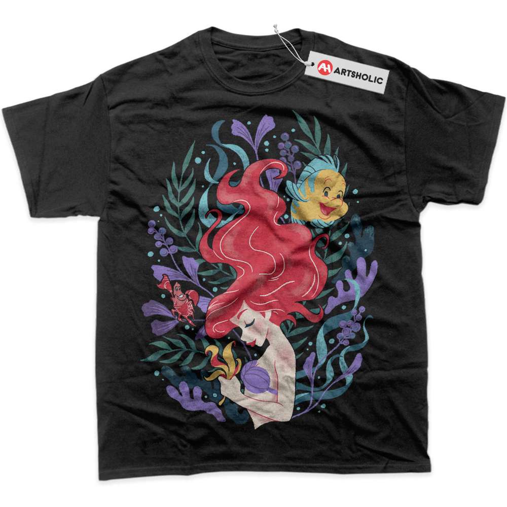 Alternative view of The Little Mermaid Shirt, Animated Shirt, Graphic T-Shirt