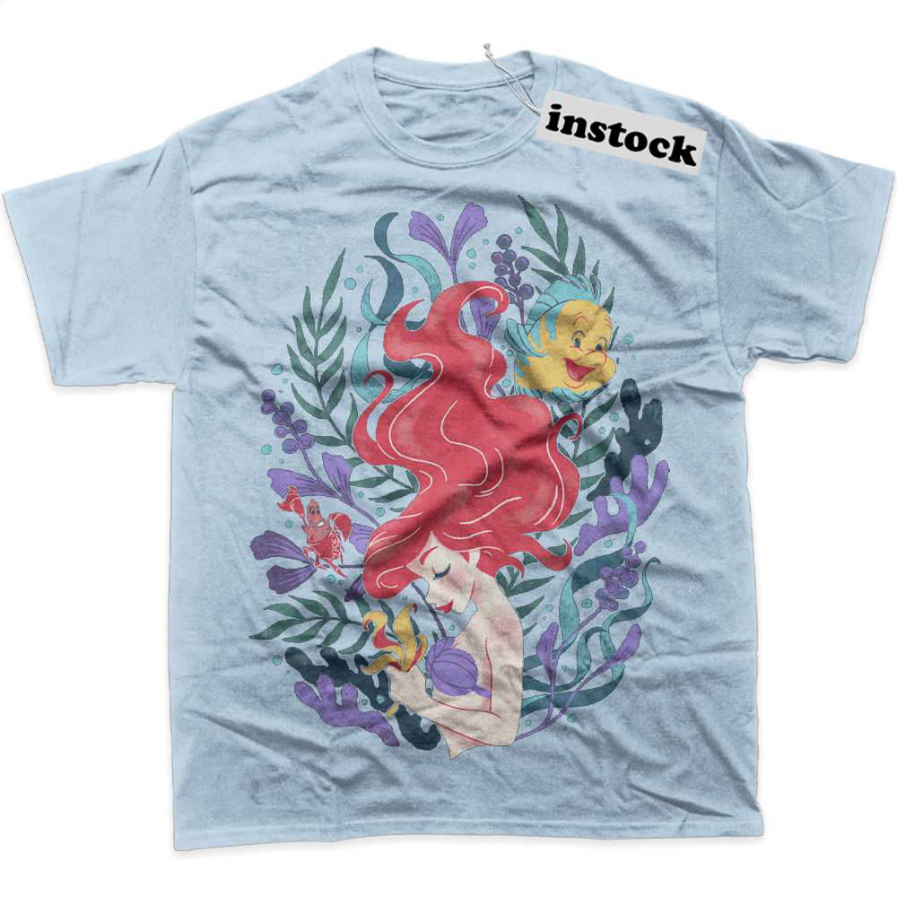 The Little Mermaid Shirt, Animated Shirt, Graphic T-Shirt